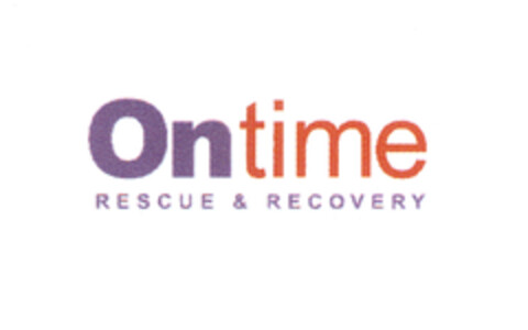 Ontime RESCUE & RECOVERY Logo (EUIPO, 02.12.2004)