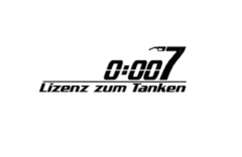 0:007 Lizenz zum Tanken Logo (EUIPO, 29.12.2004)