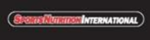 SPORTS NUTRITION INTERNATIONAL Logo (EUIPO, 23.10.2006)