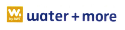 W. by BWT water + more Logo (EUIPO, 22.12.2006)