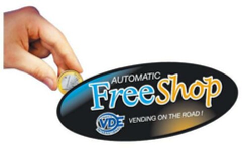 AUTOMATIC Free Shop VDE INTERNATIONAL VENDING ON THE ROAD ! Logo (EUIPO, 11/04/2008)