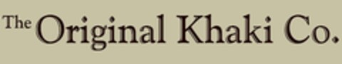 The Original Khaki Co. Logo (EUIPO, 15.12.2008)