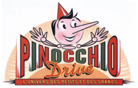 PINOCCHIO Drive L'UNIVERS DES PETITS ET DES GRANDS Logo (EUIPO, 01/22/2009)