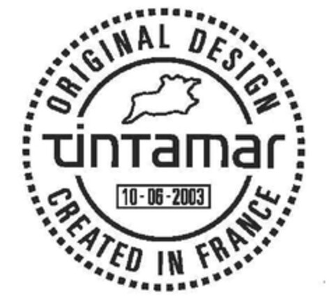 ORIGINAL DESIGN tintamar 10-06-2003 CREATED IN FRANCE Logo (EUIPO, 30.04.2009)