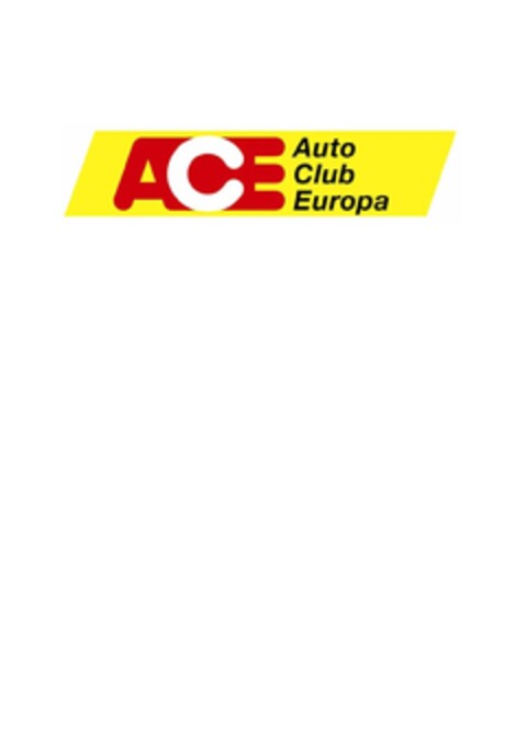 ACE Auto Club Europa Logo (EUIPO, 06.05.2009)