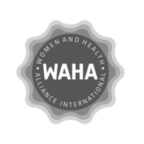 WAHA WOMEN AND HEALTH ALLIANCE INTERNATIONAL Logo (EUIPO, 25.09.2013)