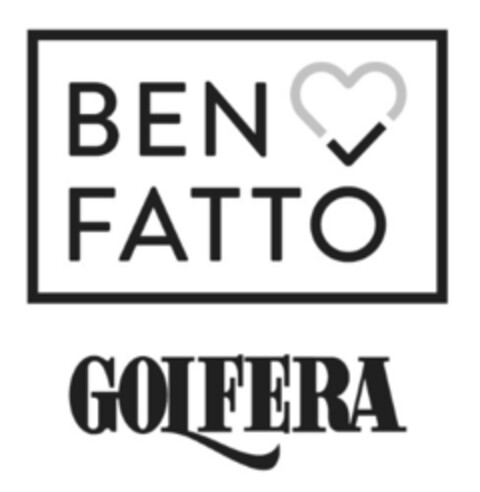 BEN FATTO GOLFERA Logo (EUIPO, 19.06.2017)