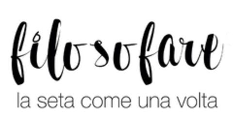 FILOSOFARE LA SETA COME UNA VOLTA Logo (EUIPO, 22.11.2017)