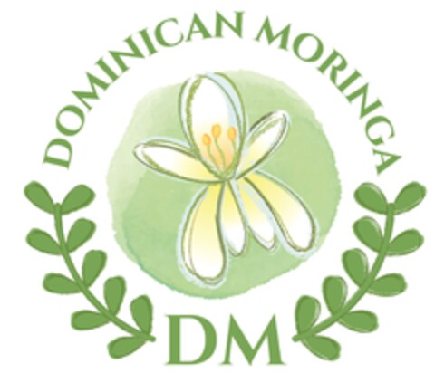 DOMINICAN MORINGA DM Logo (EUIPO, 13.12.2018)