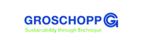 GROSCHOPP Sustainability through Technique Logo (EUIPO, 28.11.2019)