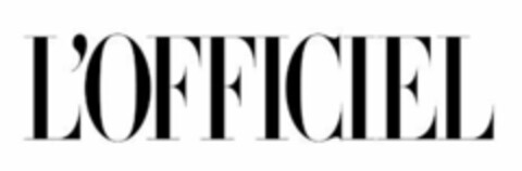 L'OFFICIEL Logo (EUIPO, 13.04.2021)