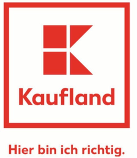 K Kaufland Hier bin ich richtig. Logo (EUIPO, 21.12.2022)