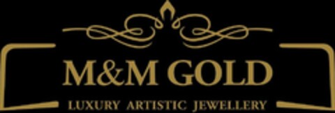 M & M GOLD LUXURY ARTISTIC JEWELLERY Logo (EUIPO, 08/20/2023)
