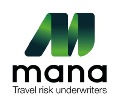 M mana Travel risk underwriters Logo (EUIPO, 09/19/2023)