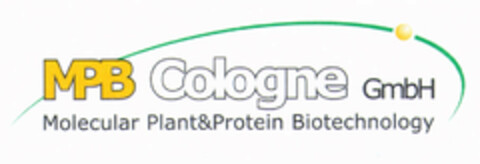 MPB Cologne GmbH Molecular Plant&Protein Biotechnology Logo (EUIPO, 20.09.2000)