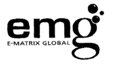 emg E-MATRIX GLOBAL Logo (EUIPO, 26.04.2001)