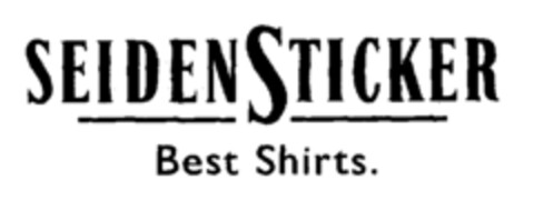 SEIDENSTICKER Best Shirts. Logo (EUIPO, 05/04/2001)