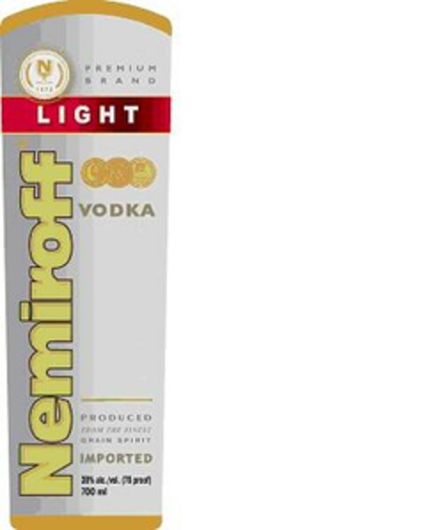 Nemiroff LIGHT VODKA Logo (EUIPO, 09.04.2008)