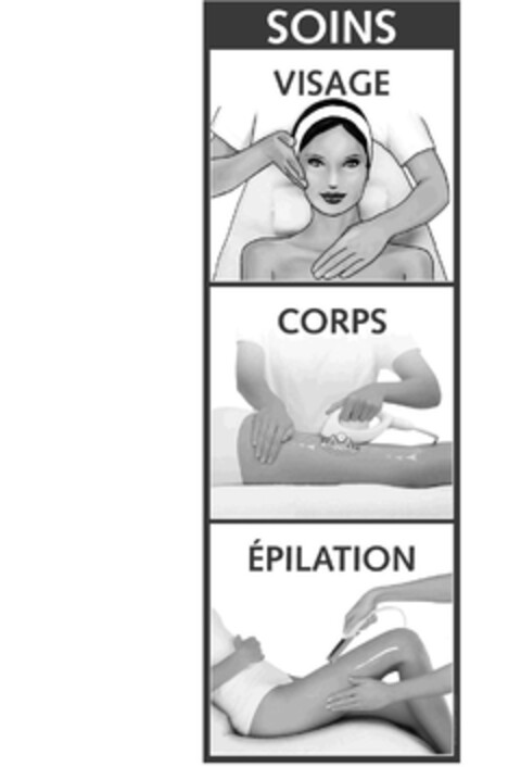 SOINS ; VISAGE; CORPS ; EPILATION Logo (EUIPO, 01/03/2011)