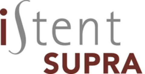 ISTENT SUPRA Logo (EUIPO, 15.01.2014)