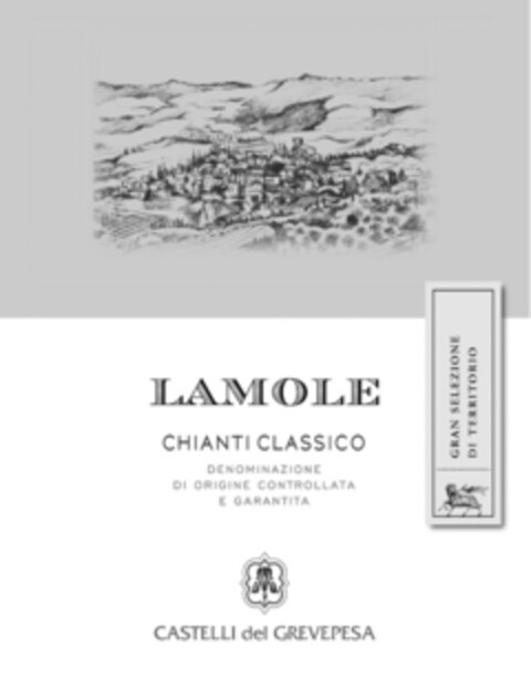 Lamole chianti classico denominazione di origine controllata e garantita castelli del grevepesa gran selezione di territorio Logo (EUIPO, 25.02.2014)