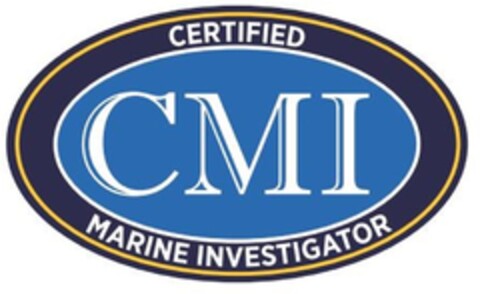 CERTIFIED CMI MARINE INVESTIGATOR Logo (EUIPO, 08/23/2018)