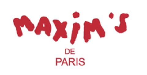 MAXIM'S DE PARIS Logo (EUIPO, 07/03/2019)