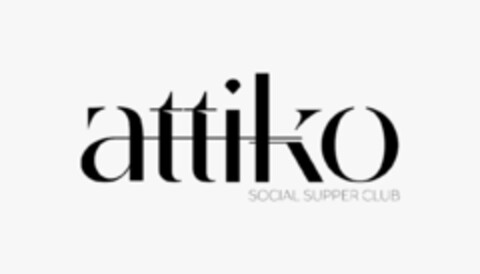 ATTIKO SOCIAL SUPPER CLUB Logo (EUIPO, 23.12.2021)
