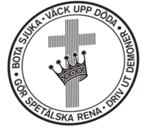 BOTA SJUKA VÄCK UPP DÖDA GÖR SPETÄLSKA RENA DRIV UT DEMONER Logo (EUIPO, 27.01.2022)