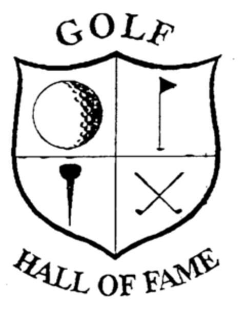 GOLF HALL OF FAME Logo (EUIPO, 04.04.1997)