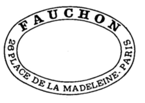 FAUCHON 26 PLACE DE LA MADELEINE - PARIS Logo (EUIPO, 03/29/1999)