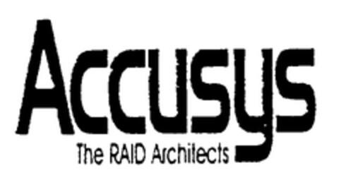 Accusys The RAID Architects Logo (EUIPO, 12/17/2001)