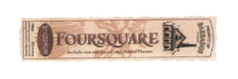 PRODUCT OF BARBADOS FOURSQUARE SPICED RUM Logo (EUIPO, 29.10.2003)