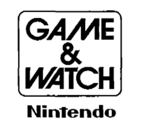 GAME & WATCH Nintendo Logo (EUIPO, 30.10.2003)