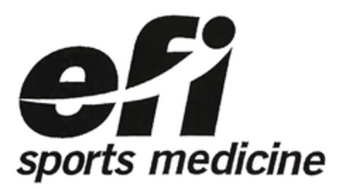 efi sports medicine Logo (EUIPO, 26.03.2004)