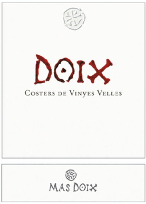 DOIX COSTERS DE VINYES VELLES MAS DOIX Logo (EUIPO, 01/18/2010)