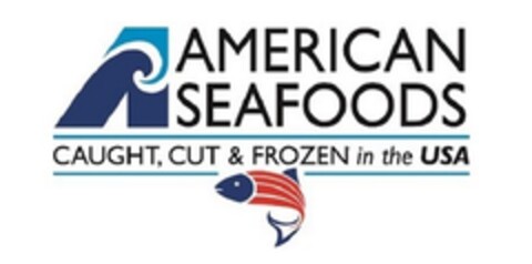 A AMERICAN SEAFOODS CAUGHT, CUT & FROZEN in the USA Logo (EUIPO, 03/05/2015)