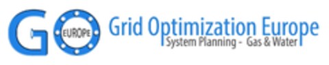 GO EUROPE Grid Optimization Europe System Planning - Gas & Water Logo (EUIPO, 15.12.2015)