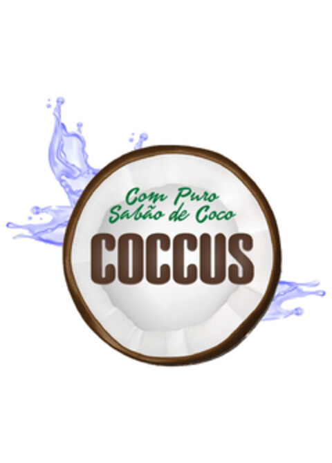 COCCUS COM PURO SABÃO DE COCO Logo (EUIPO, 02/23/2018)