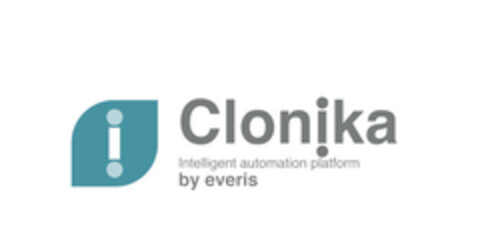 Clonika Intelligent automation platform by everis Logo (EUIPO, 28.10.2020)
