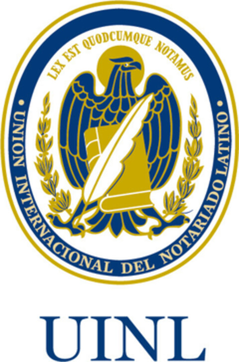 UINL UNION INTERNACIONAL DEL NOTARIADO LATINO LEX EST QUODCUMQUE NOTAMUS Logo (EUIPO, 04.03.2021)