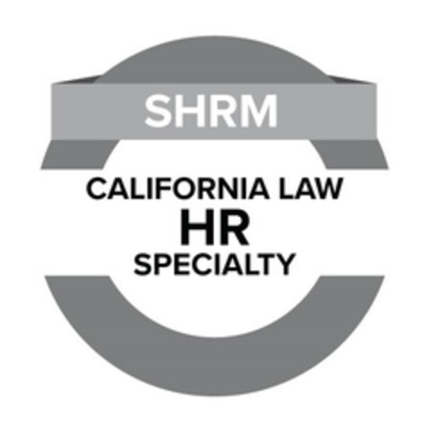 SHRM CALIFORNIA LAW HR SPECIALTY Logo (EUIPO, 17.10.2022)