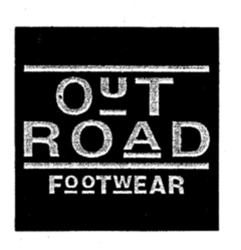 OUT ROAD FOOTWEAR Logo (EUIPO, 01.04.1996)