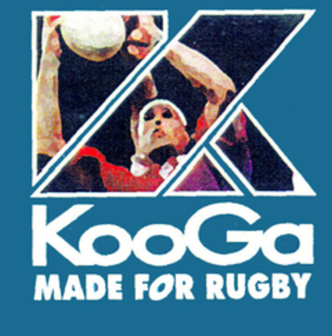 K KooGa MADE FOR RUGBY Logo (EUIPO, 28.07.1998)