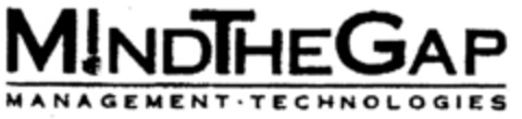MINDTHEGAP MANAGEMENT·TECHNOLOGIES Logo (EUIPO, 24.03.1999)