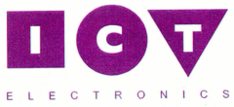 ICT ELECTRONICS Logo (EUIPO, 13.04.1999)