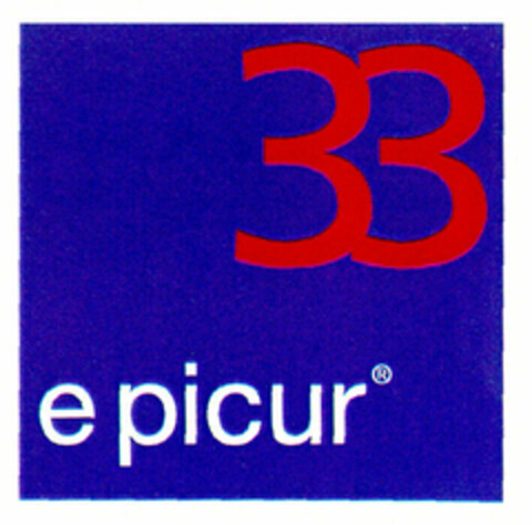 e picur 33 Logo (EUIPO, 11.06.1999)