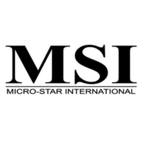 MSI MICRO-STAR INTERNATIONAL Logo (EUIPO, 23.04.2008)