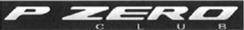 P ZERO CLUB Logo (EUIPO, 09.08.2012)