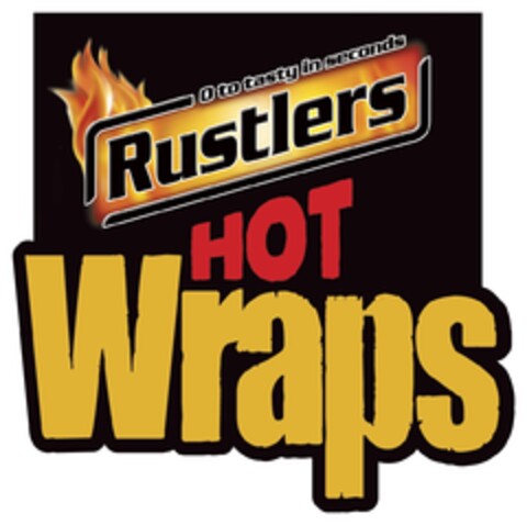 0 to tasty in seconds
RUSTLERS HOT WRAPS Logo (EUIPO, 03/26/2013)